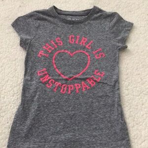 Gray tshirt for girls